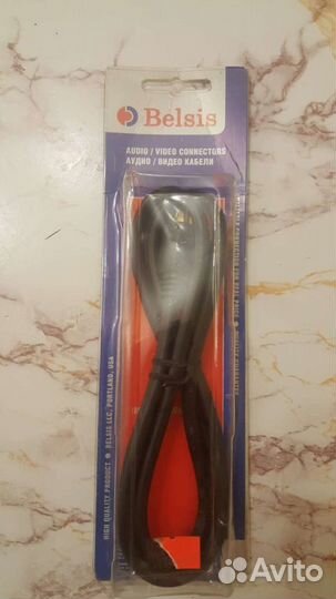 Аудио Видео кабель, разъёмы покрыты золотом Belsis