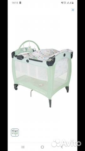 Новый манеж кровать. Graco Contour Electra