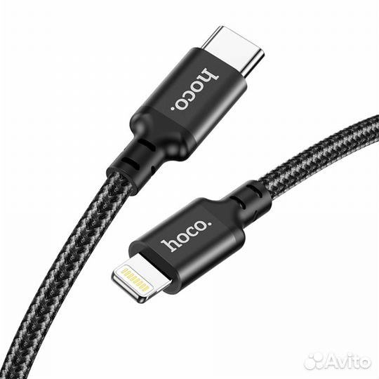 Кабель hoco. X14 USB-C - Lightning, 3 метра