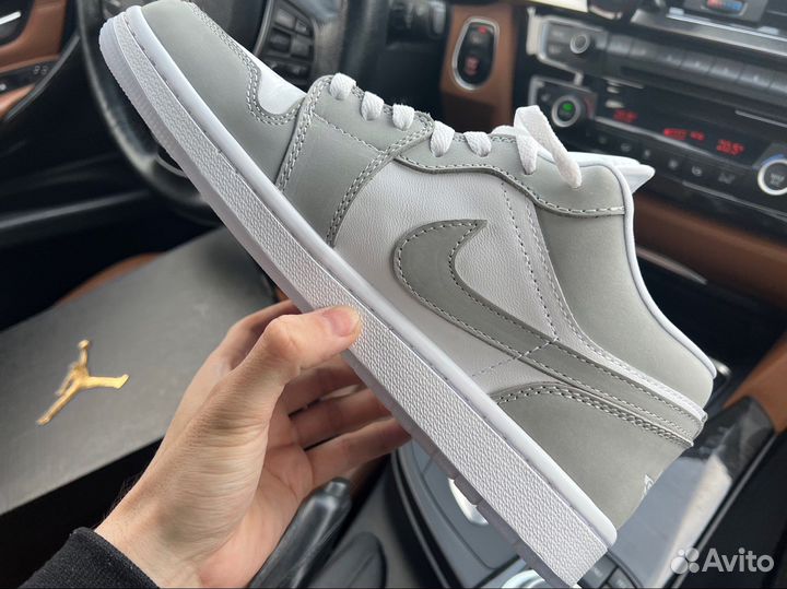 Кроссовки Nike Air Jordan 1 Low Wolf Grey