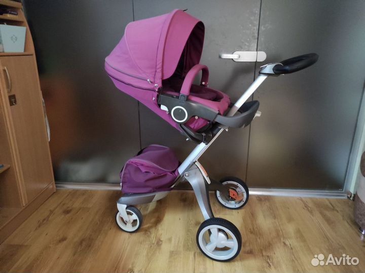 Модная коляска Stokke Explore 3в1+ конверт+ летник