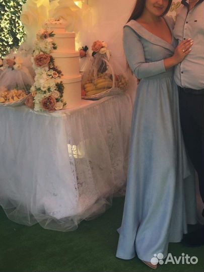 Вечернее платье в пол