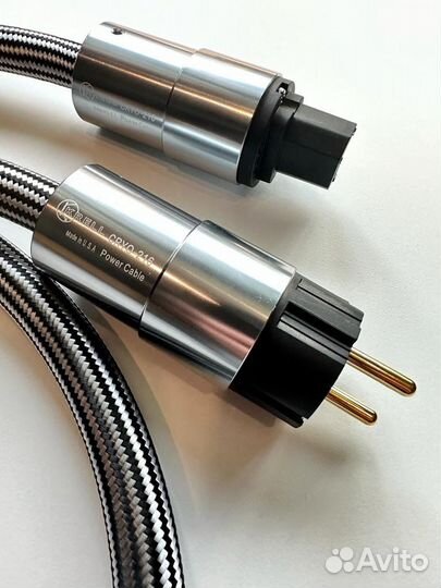 Силовой сетевой HI-FI кабель 1,5 метр