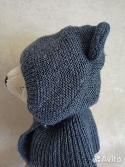 Шапка-шлем зимний утепленный