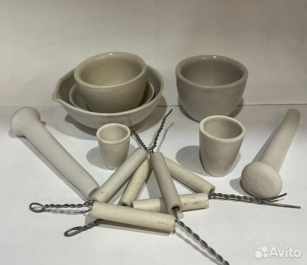 Фарфоровая лабораторная посуда