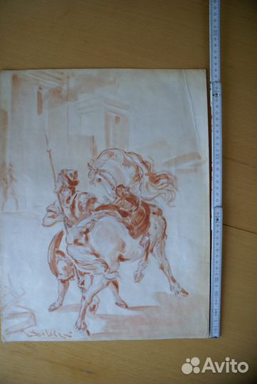 Неизвестный автор - акварель