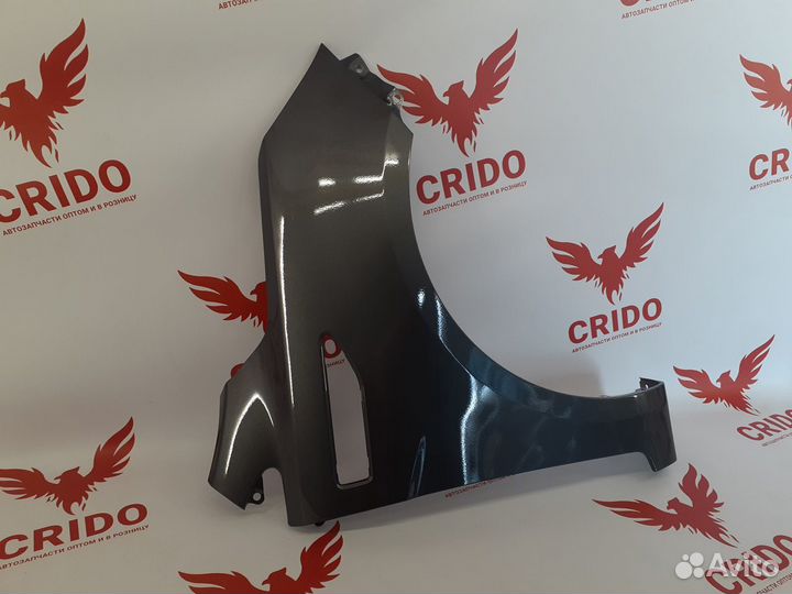 Крыло переднее правое Kia Rio 3 Carbon Grey Серый