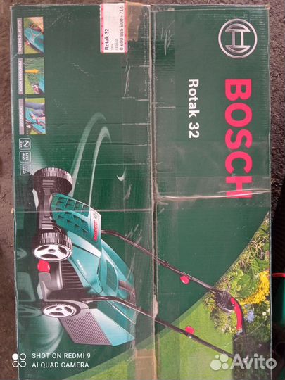 Газонокосилка электрическая bosch rotak 32