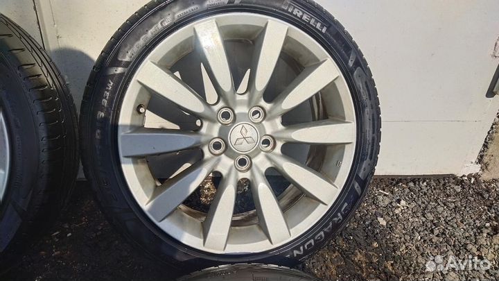 Колеса в сборе оригинальные 215/45/18 Лансер 10