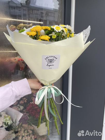 Живые цветы букеты