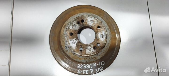 Диск тормозной задний