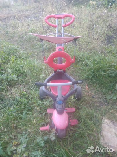 Велосипед с родительской ручкой