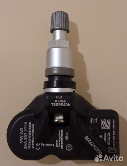 Датчик давления в шинах для VAG 3AA907275B