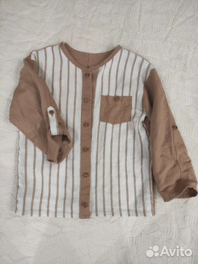 Рубашки из льна и бриджи для мальчика