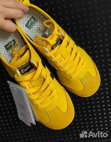 Asics tiger yellow best sale