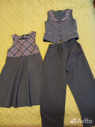 Костюм школьный для девочки бу 34 размер