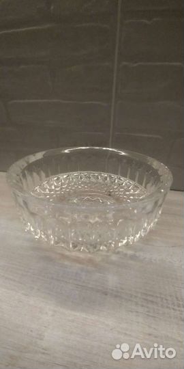 Хрустальная конфетница, салатник СССР