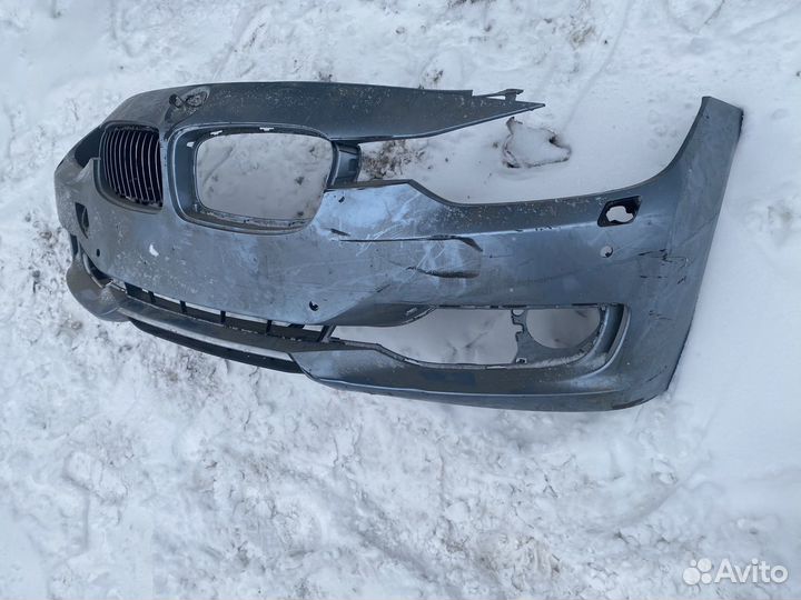 Передний бампер на BMW F30 S