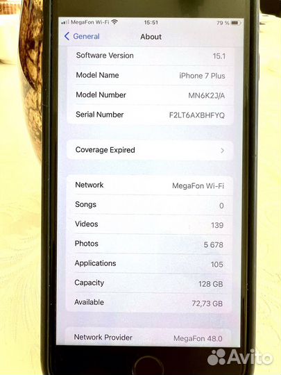 iPhone 7 plus 128gb