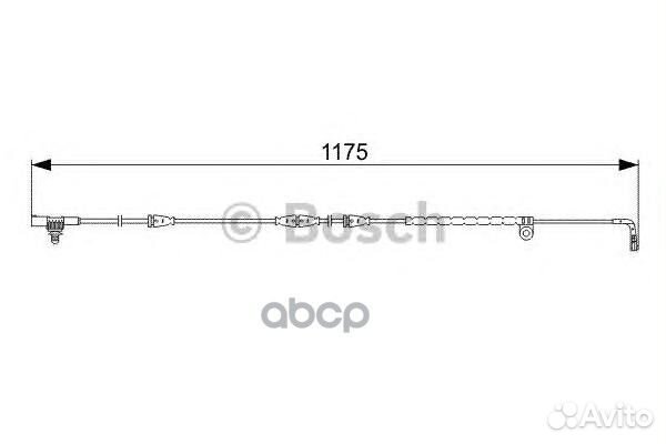 Датчик износа торм.колодок discovery 04- 1 987