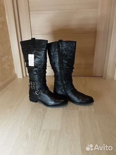 Сапоги женские новые осенние нат. кожа, р. 40