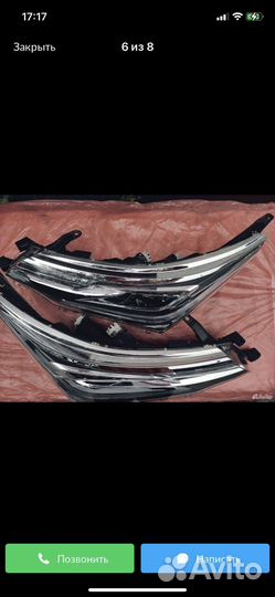 Фары toyota corolla Led 2017-2019