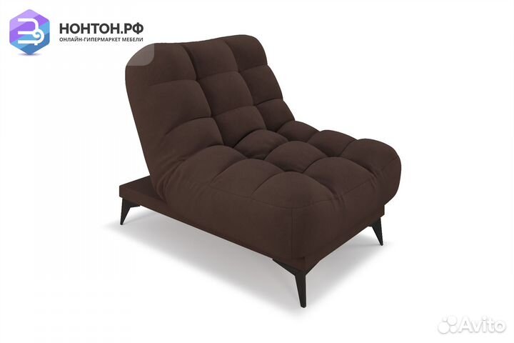 Кресло клик-кляк Арно велюр коричневый