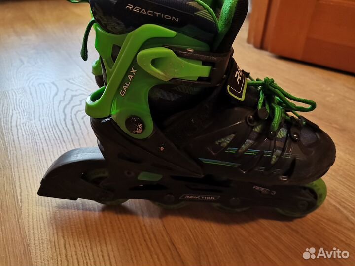 Роликовые коньки детские раздвижные р. 32-35