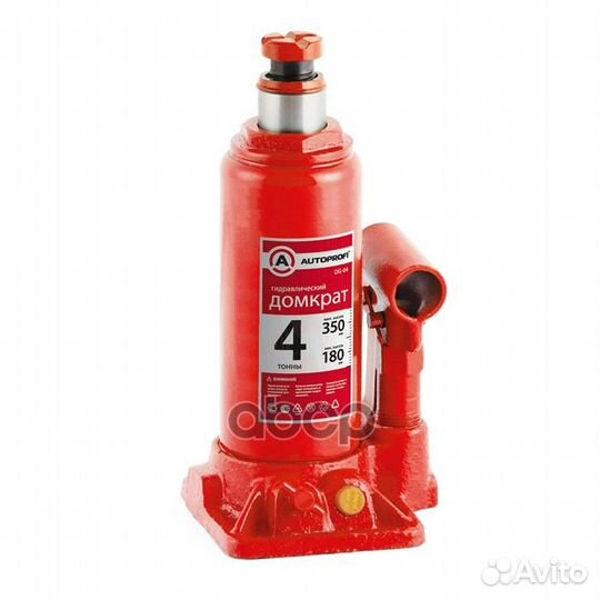 Домкрат бутылочный 4 т autoprofi 180 - 350 мм D