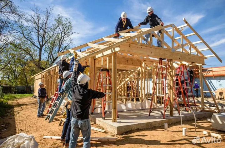 Строительные бригады на брусовые и каркасные дома
