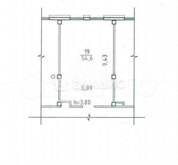 Продам офисное помещение, 54 м²