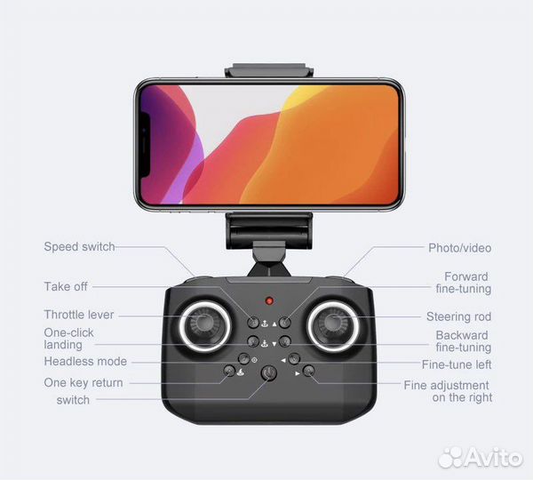 Квадрокоптер дрон с камерой Новый
