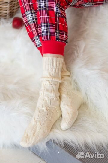 Шерстяные носки женские