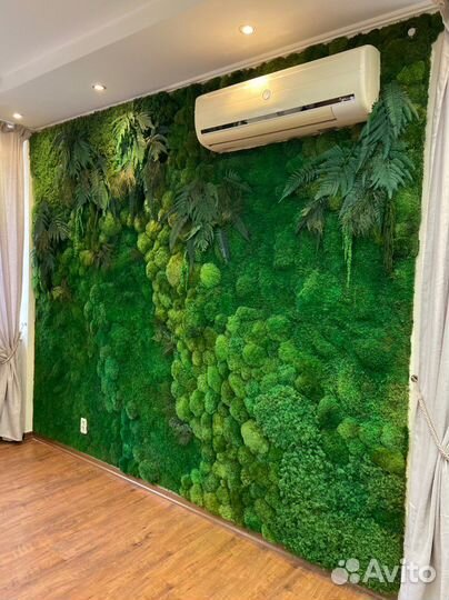 Стабилизированный Мох. Озеленение. Ягель. Кочки