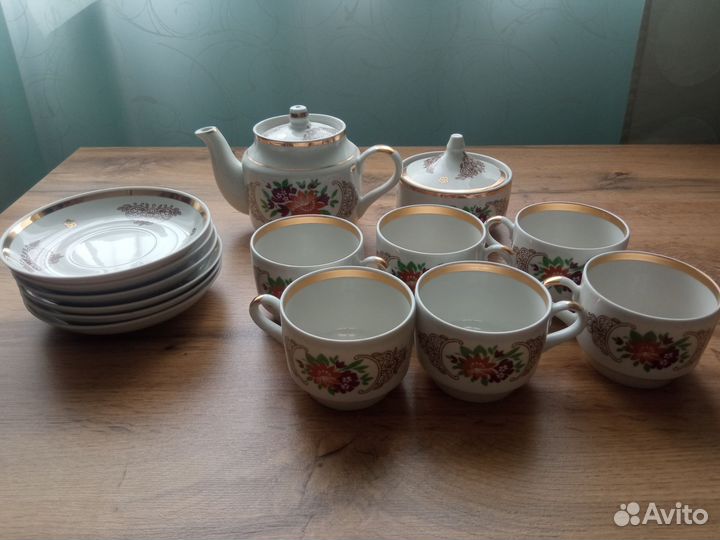 Сервиз чайный Вербилки СССР