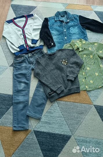 Большой пакет одежды для мальчика, 116-122