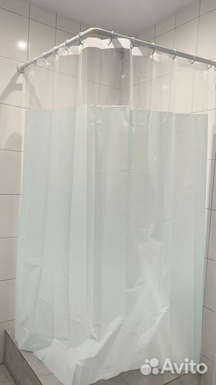 Перекладина +шторка для ванной