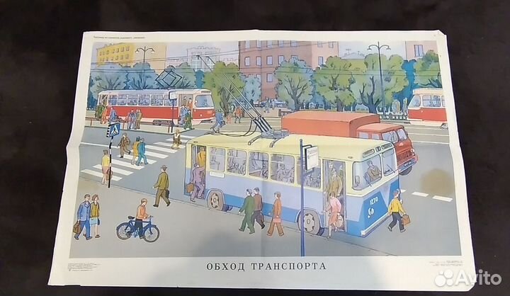 Учебные плакаты СССР, 2 шт