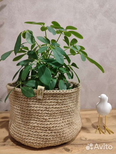 Корзинка из джута