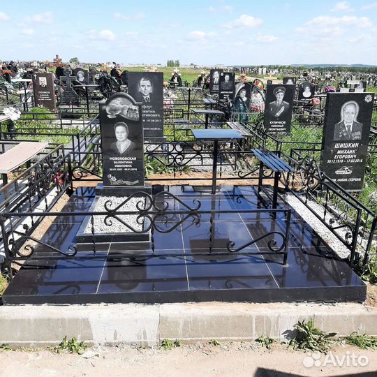 Памятники, Благоустройство мест захоронения