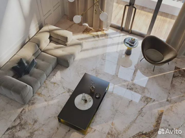 Керамогранит SG634420R Риальто песочный светлый обрезной 60x60