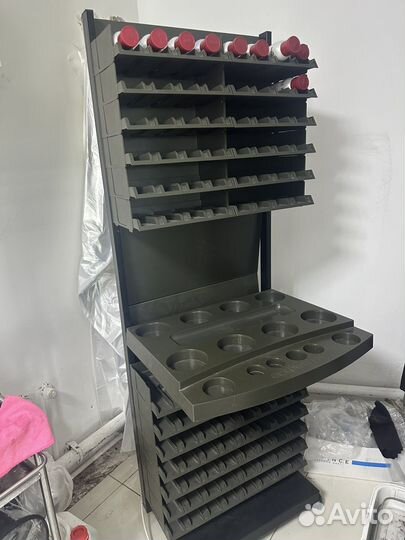 Тележка парикмахерская с хранением краски