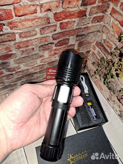 Мощный фонарь 2 поколение 5км