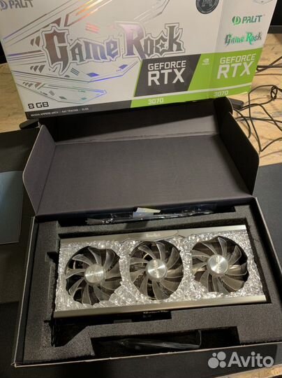 Видеокарта RTX 3070 Palit GameRock 8GB