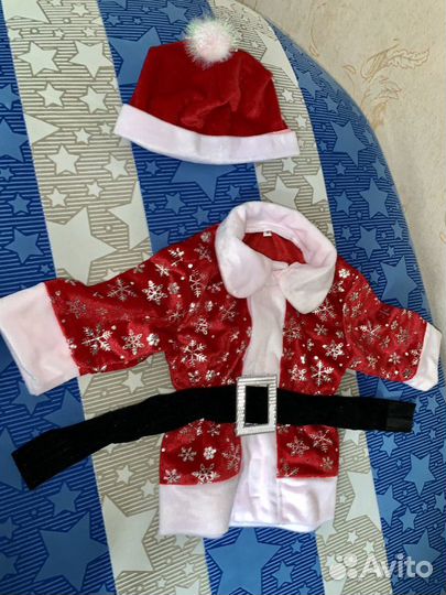 Костюм деда мороза детский