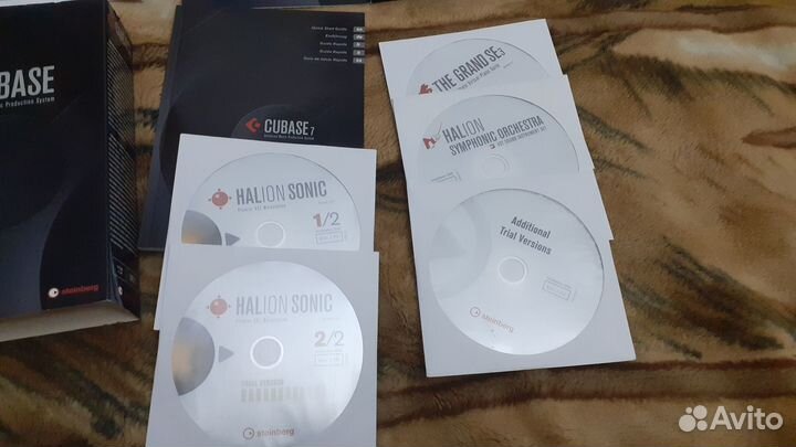 Лицензионный Cubase 7 Retail US c USB ключом