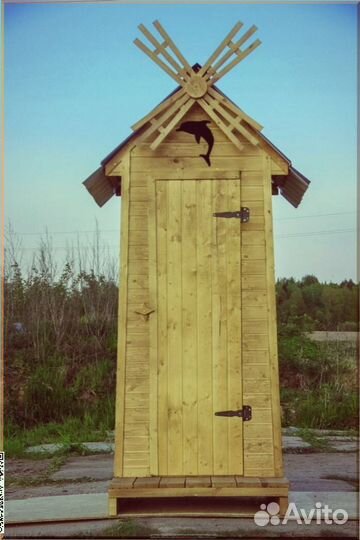 Дачный туалет с кошкой XMD