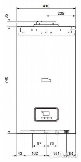 Газовый настенный двухконтурный котел Protherm Геп