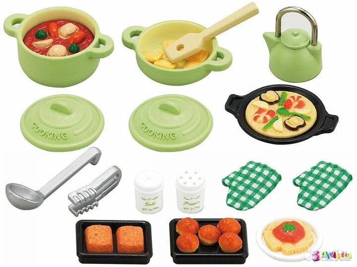 Новый Sylvanian Families завтрак, обед 5028, 5444