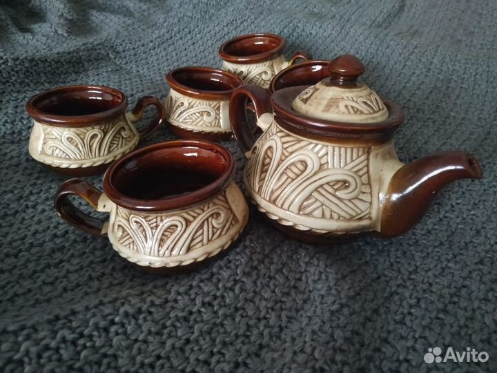 Чайный набор - сервиз в средневековом стиле